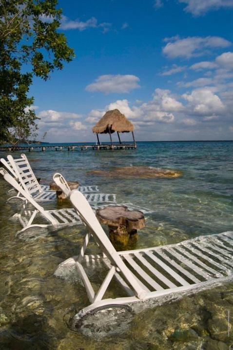 Villas Eco-Romanticas Kuuch Ka'Anil Bacalar Bagian luar foto